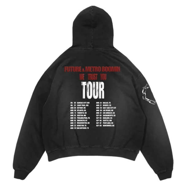 WE TRUST YOU HOODIE back